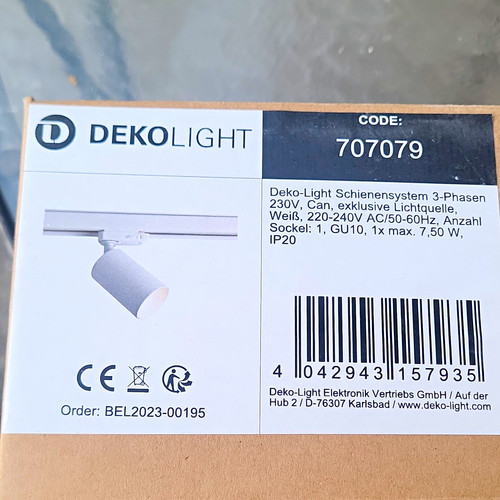 Deko light spot phasen - deko-light, 3-phasen