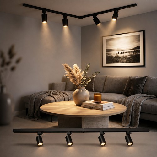 Schienensystem lampen set - schienensystem,